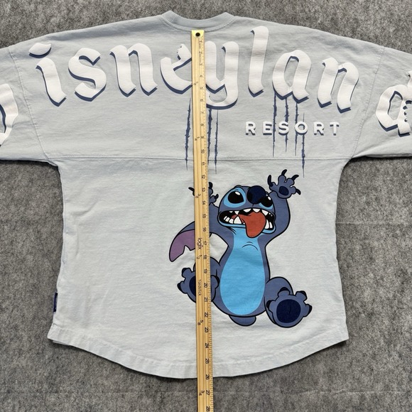 Disneyland Stitch Spirit Jersey Small Lilo Scratches Oversized Shirt Adult - Picture 6 of 13